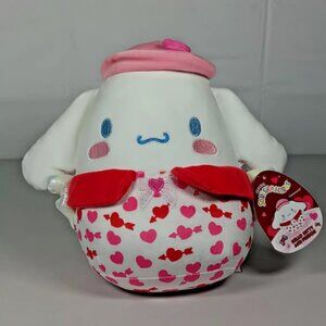 Squishmallows Sanrio 8" Valentine’s Cinnamoroll Hello Kitty Friends Collectible